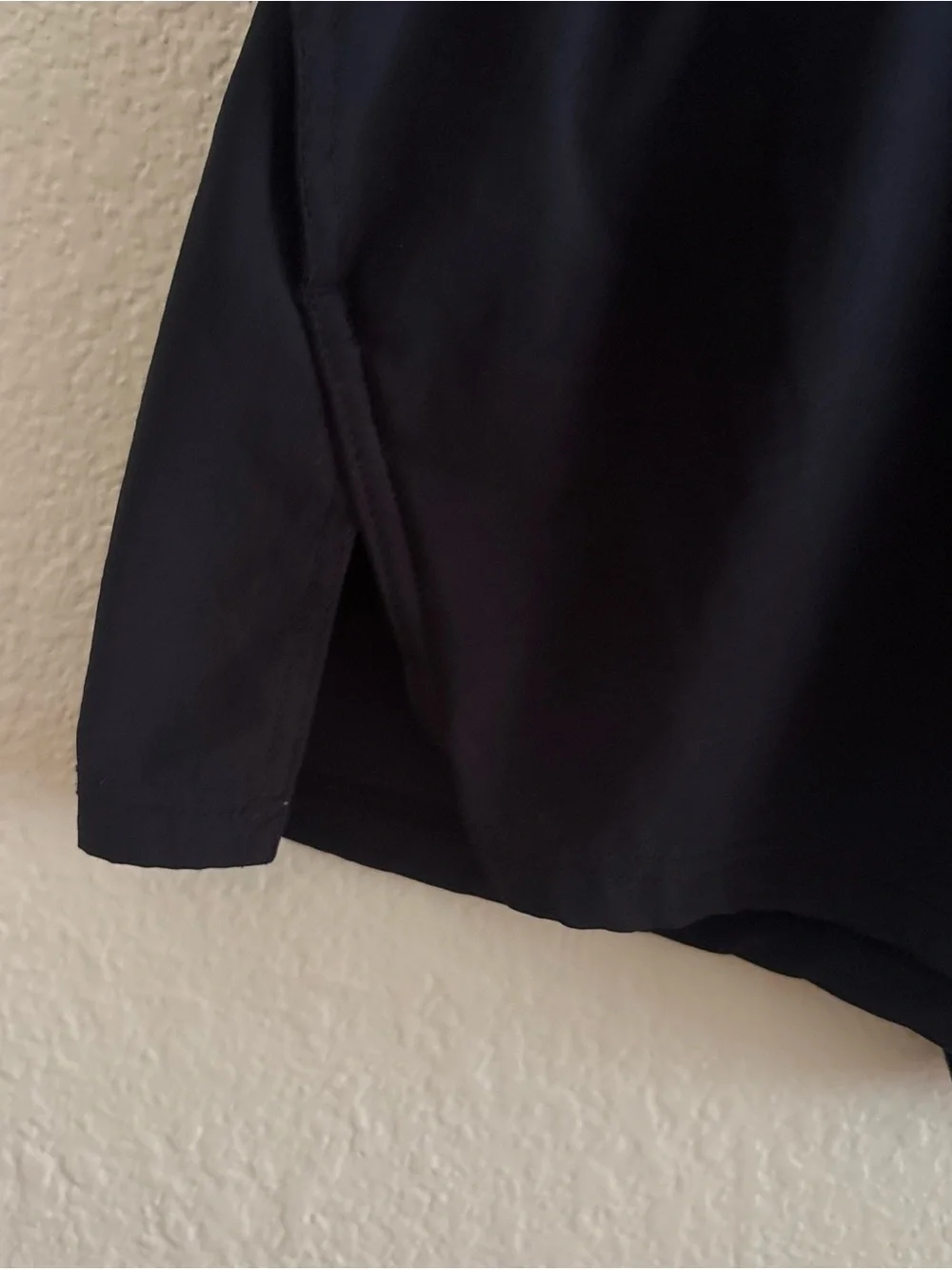 Free People Women's Black Athletic Shorts with Elastic Waist- medium